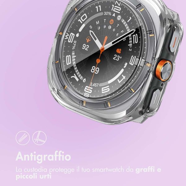 imoshion Cover rigida integrale Samsung Galaxy Watch Ultra (2024/2025) - Trasparente