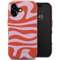 Selencia Cover posteriore Vivid con MagSafe Apple iPhone 16 - Dream Swirl Pink