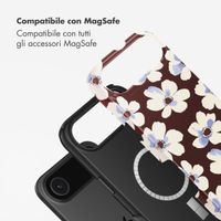 Selencia Cover posteriore Vivid con MagSafe Apple iPhone Air - Choco Flower Pop