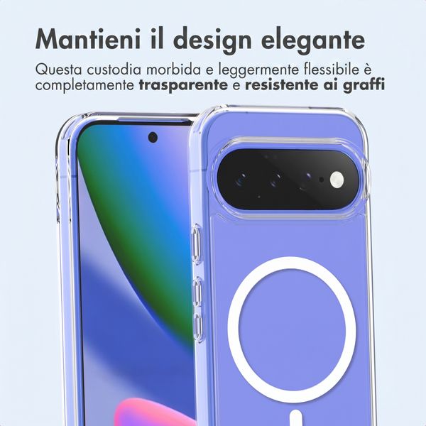 imoshion Cover posteriore protettiva con MagSafe Google Pixel 11 - Trasparente