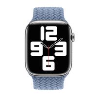Apple Cinturino Solo intrecciato Apple Watch | 38/40/41/42 mm - Taglia 5 - Slate Blue
