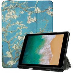 imoshion Cover Trifold Design Apple iPad 6 (2018) 9.7 pollici / iPad 5 (2017) 9.7 pollici / Air 2 (2014)/Air 1 (2013) - Green Plant