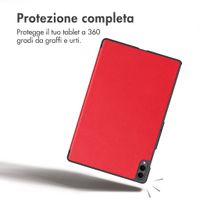 imoshion Cover a libro Trifold Samsung Galaxy Tab S11 Ultra - Rosso