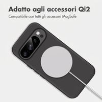 imoshion Cover posteriore Color con Thin MagSafe Ring Google Pixel 11 / 11 Pro / 10 / 10 Pro - Nero
