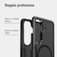 imoshion Cover posteriore con MagSafe Samsung Galaxy S25 / S24 - Nero