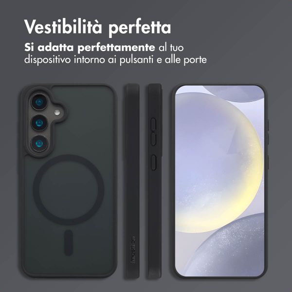 imoshion Cover posteriore Color Guard con MagSafe Samsung Galaxy S24 - Nero