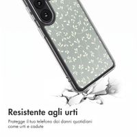 imoshion Cover design Samsung Galaxy S26 FE - Smoke Green Flowers