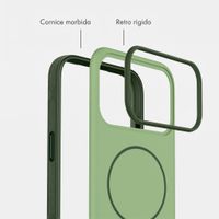 imoshion Cover posteriore Color con Thin MagSafe Ring Apple iPhone 18 Pro / 17 Pro - Verde scuro