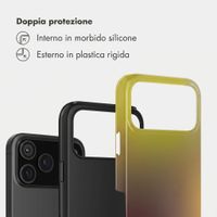Selencia Cover Posteriore Vivid Apple iPhone 18 Pro Max / 17 Pro Max - Gradient Olive Dust