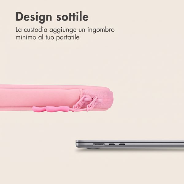 imoshion Custodia per laptop con tasca 15-16 pollici - Candy Pink