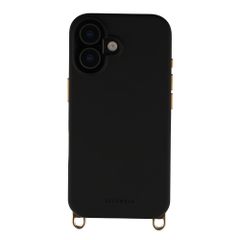 Selencia Cover posteriore Rivièra con MagSafe con ganci rimovibili Apple iPhone 16 - Velvet Black