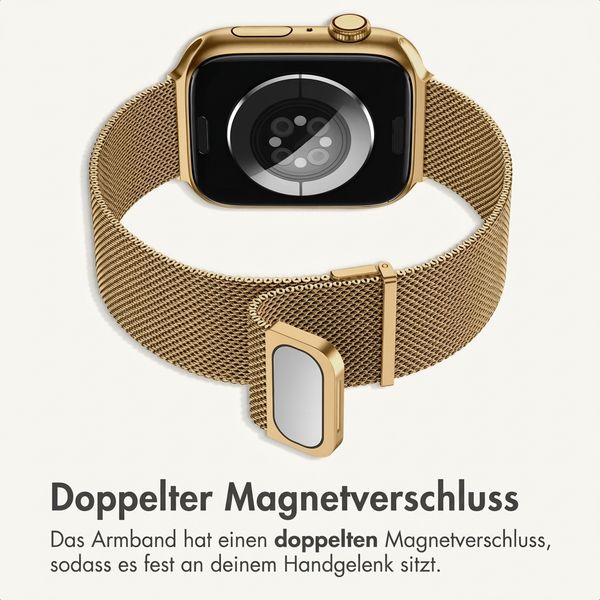 imoshion Milanees magnetisch bandje Apple Watch | 44/45/46/49 mm - Goud