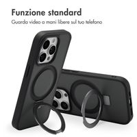 Accezz Cover con anello e supporto con MagSafe Apple iPhone 14 Pro - Nero