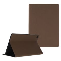 Selencia Cover Riva Samsung Galaxy Tab A11 Plus - Mocha Brown