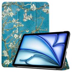 imoshion Cover Trifold Design Apple iPad Air 13 pollici (2026) M4 / (2025) M3 / (2024) M2 - Green Plant