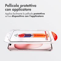 Accezz Vetro temperato + Applicatore Apple iPhone 16 / 15