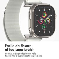 imoshion Cinturino in nylon Alpine Apple Watch | 44/45/46/49 mm - Bianco