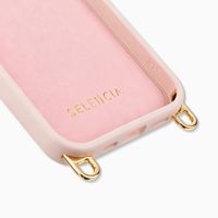 Selencia Cover posteriore Rivièra con MagSafe con ganci rimovibili Apple iPhone 14 / 13 - Sorbet Pink