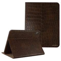 Selencia Custodia a libro Croco Apple iPad Air 11 pollici (2026) M4 / (2025) M3 / (2024) M2 / Air 5 (2022) / Air 4 (2020) - Choco Brown