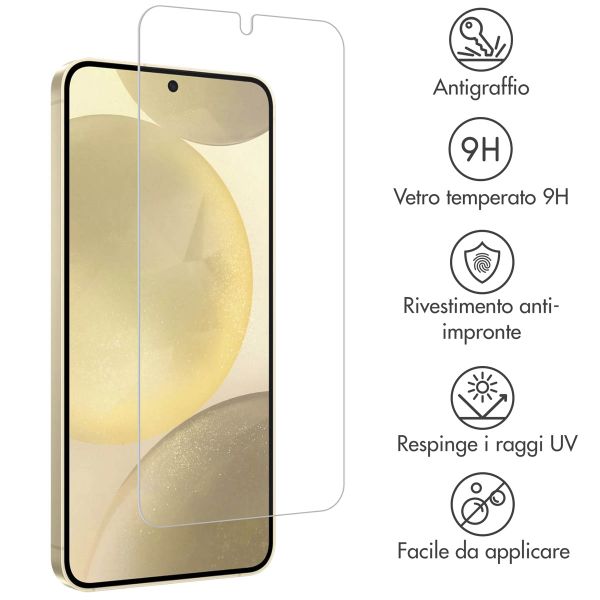 Accezz Vetro temperato, confezione da 2 Samsung Galaxy S24 Plus / S25 Plus