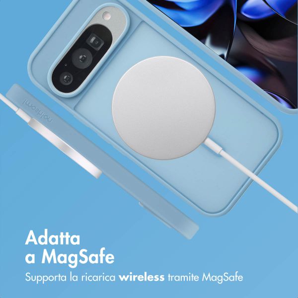 imoshion Cover posteriore Color Guard con MagSafe Google Pixel 9 / 9 Pro / 10 / 10 Pro - Azzurro