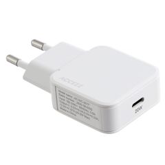 Accezz Caricabatterie GaN Ultra Slim - USB-C - 20 W - Bianco
