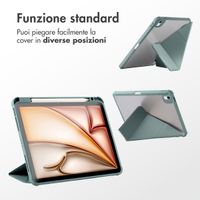 imoshion Cover Origami Apple iPad Pro 11 (2018/2020/2021/2022) / Air 5 (2022) / Air 4 (2020) - Verde scuro