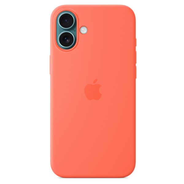 Apple Cover Posteriore in Silicone con MagSafe Apple iPhone 16 - Tangerine Orange