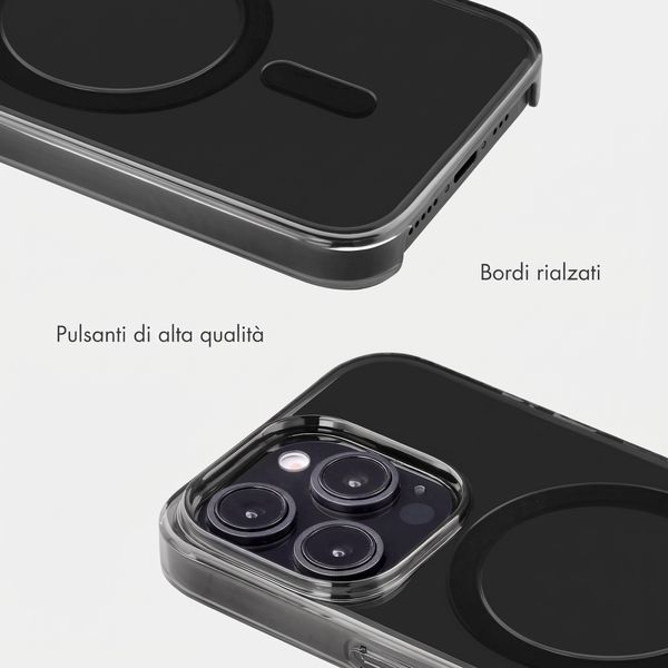 Accezz Lite custodia posteriore con MagSafe Apple iPhone 15 Pro - Smokey Clear