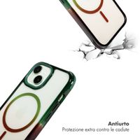 Selencia Cover MagSafe Gradient Apple iPhone 15 - Verde / Marrone