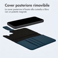 imoshion Cover a libro di lusso 2-in-1 rimovibile Samsung Galaxy A17 (5G) / (4G) - Blu