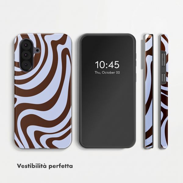 Selencia Cover Posteriore Vivid Samsung Galaxy A37 (5G) - Dream Swirl Chocolate