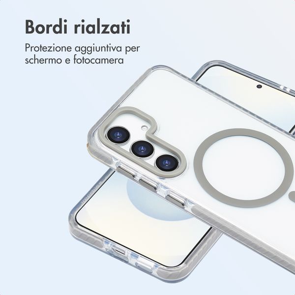 imoshion Cover Combat MagSafe Samsung Galaxy S25 - Grigio