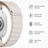 Accezz Cinturino in nylon Alpine Samsung Galaxy Watch Ultra 2 (2026) / Ultra (2024/2025) - Luce stellare