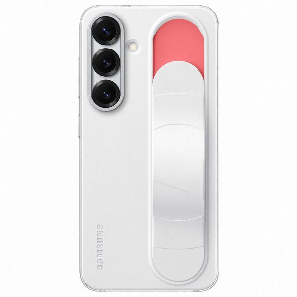 Samsung Cover Originale con Supporto a Impugnatura Samsung Galaxy S25 - Bianco