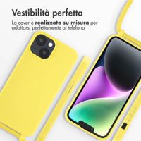 imoshion Cover in Silicone con Cordino Apple iPhone 14 - Giallo