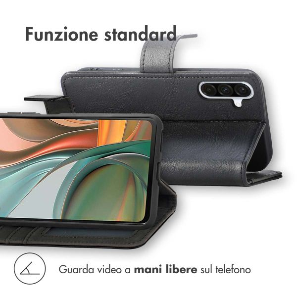imoshion Cover a libro di Lusso Samsung Galaxy A36 - Nero