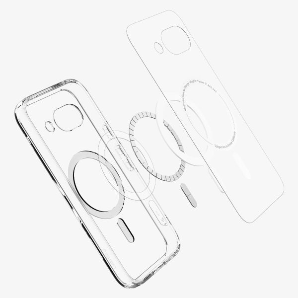 Spigen Cover Posteriore Ultra Ibrida con MagSafe Google Pixel 9A - Clear / White