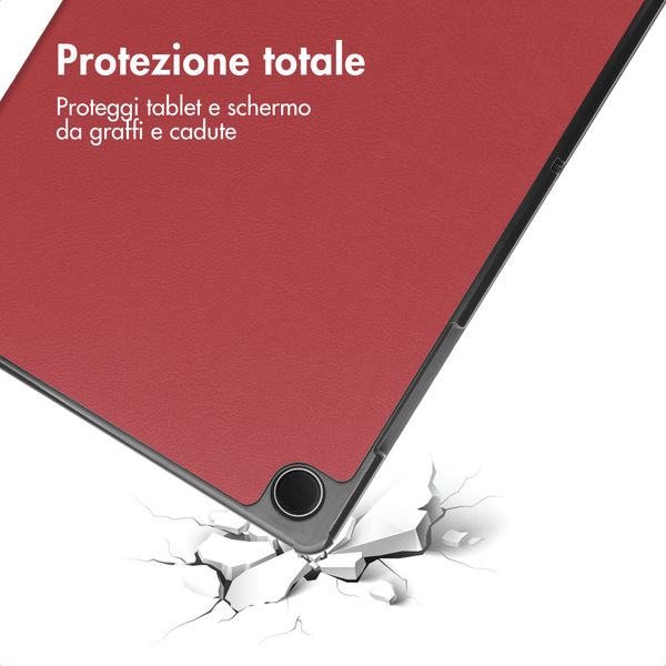 imoshion Cover a libro Trifold Samsung Galaxy Tab A11 Plus - Bordeaux