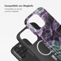 Selencia Cover posteriore Vivid con MagSafe Apple iPhone 15 Pro - Leo Bubble Green