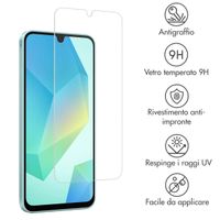 Accezz Vetro temperato, confezione da 2 Samsung Galaxy A16 / A17 / A26