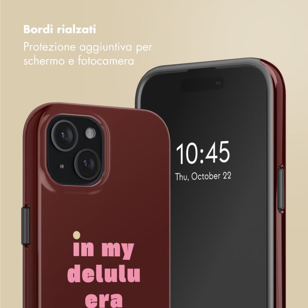 Selencia Cover posteriore Vivid con MagSafe Apple iPhone 15 - Delulu
