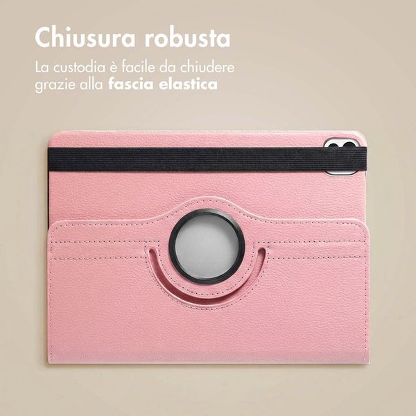imoshion Cover Girevole a 360° Apple iPad Pro 11 (2025) M5 / (2024) M4 - Rosa