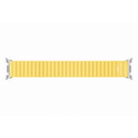 Samsung Cinturino in tessuto originale Samsung Galaxy Watch 9 (40/44mm) / Watch 8 (40/44mm) / Classic (46mm) - Taglia M/L - Giallo