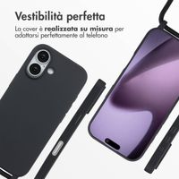 imoshion Cover in Silicone con Cordino Apple iPhone 17 - Nero