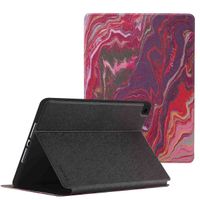 Selencia Cover per tablet Vivid Apple iPad 9 (2021) 10.2 pollici / iPad 8 (2020) 10.2 pollici / iPad 7 (2019) 10.2 pollici - Marble Plum