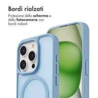 imoshion Cover posteriore Color Guard con MagSafe Apple iPhone 15 Pro - Azzurro