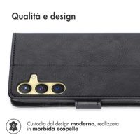 imoshion Cover a libro di Lusso Samsung Galaxy S24 Plus - Nero