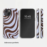 Selencia Cover Posteriore Vivid Apple iPhone 13 - Dream Swirl Chocolate