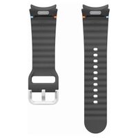 Samsung Cinturino Sport originale Samsung Galaxy Watch 4 / 5 / 6 / 7 / FE (20 mm) - Taglia S/M - Dark Gray